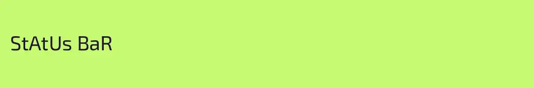 StAtUs BaR